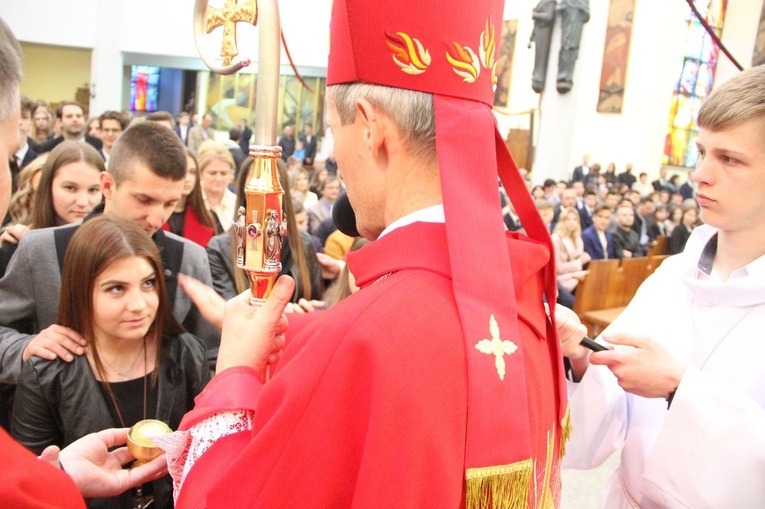 Bierzmowanie w kościele św. Pawła w Bochni