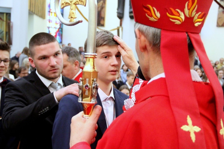 Bierzmowanie w kościele św. Pawła w Bochni