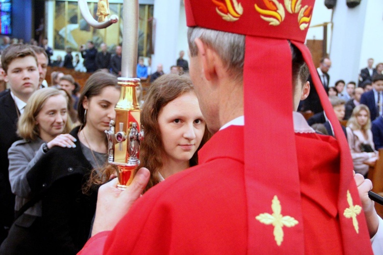 Bierzmowanie w kościele św. Pawła w Bochni