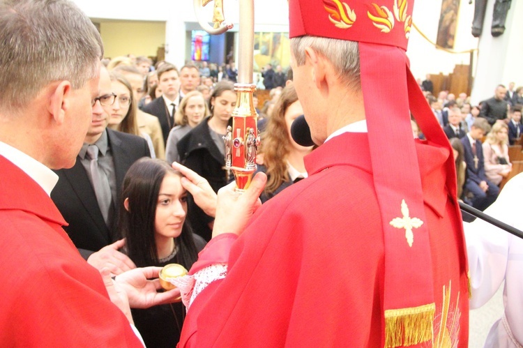 Bierzmowanie w kościele św. Pawła w Bochni