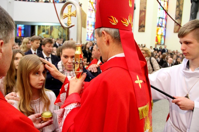 Bierzmowanie w kościele św. Pawła w Bochni