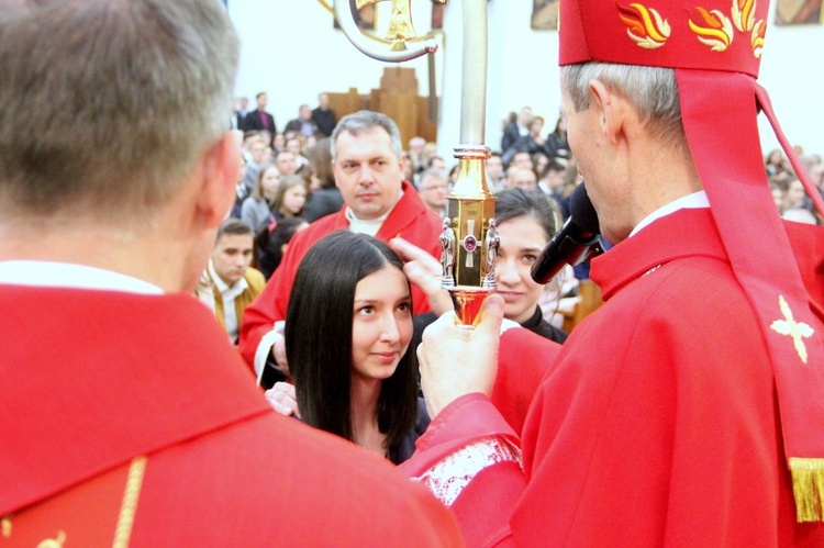 Bierzmowanie w kościele św. Pawła w Bochni