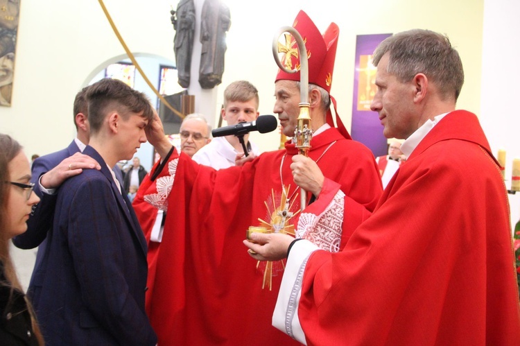 Bierzmowanie w kościele św. Pawła w Bochni