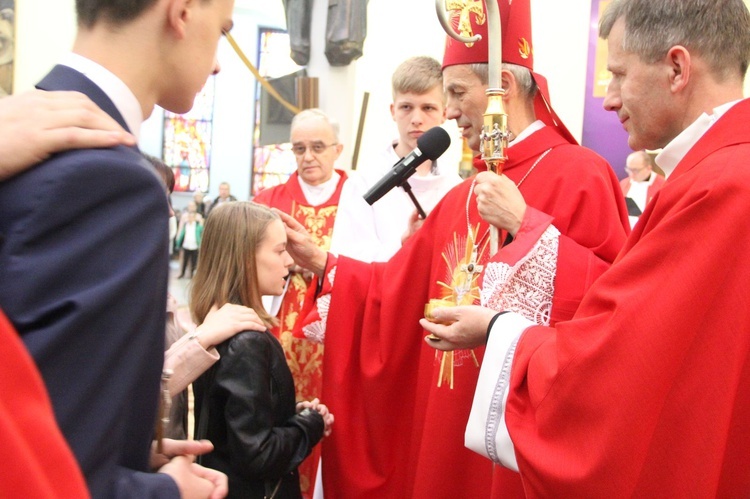 Bierzmowanie w kościele św. Pawła w Bochni