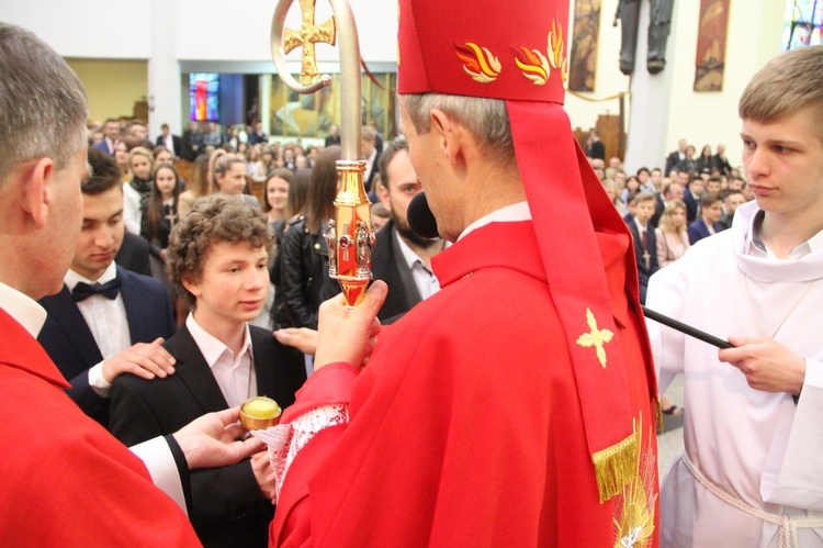 Bierzmowanie w kościele św. Pawła w Bochni