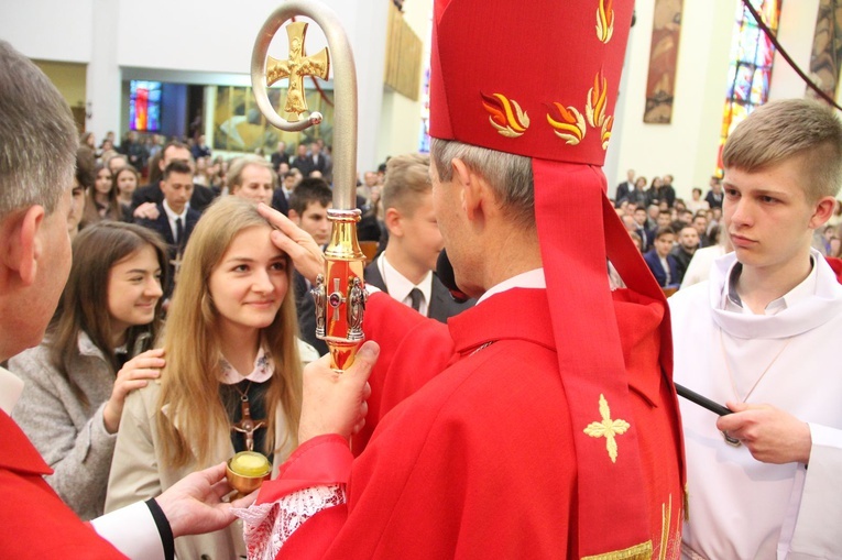 Bierzmowanie w kościele św. Pawła w Bochni