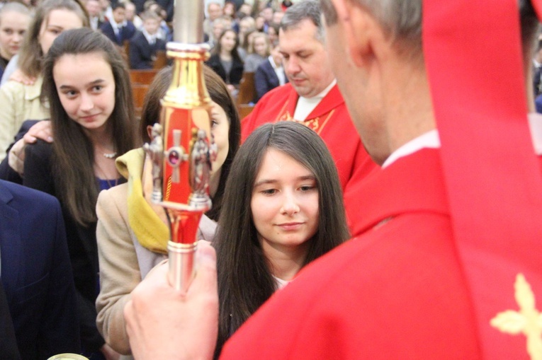 Bierzmowanie w kościele św. Pawła w Bochni