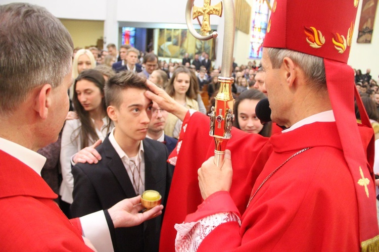 Bierzmowanie w kościele św. Pawła w Bochni