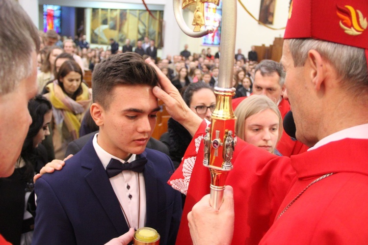 Bierzmowanie w kościele św. Pawła w Bochni