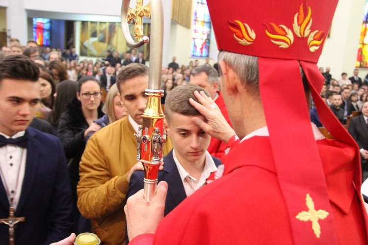 Bierzmowanie w kościele św. Pawła w Bochni