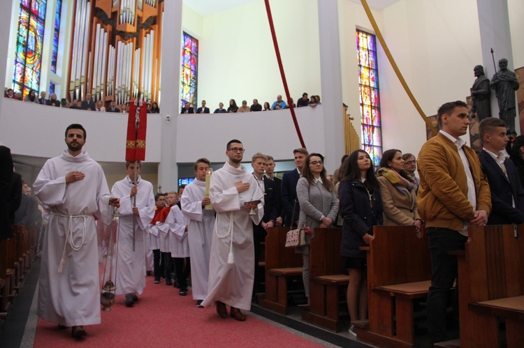 Bierzmowanie w kościele św. Pawła w Bochni