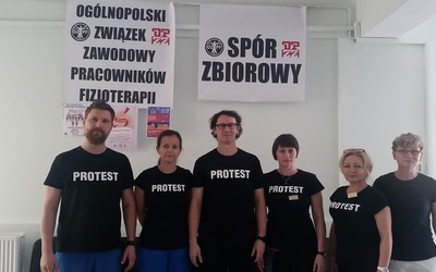Protest fizjoterapeutów: rozpoczynają strajk włoski