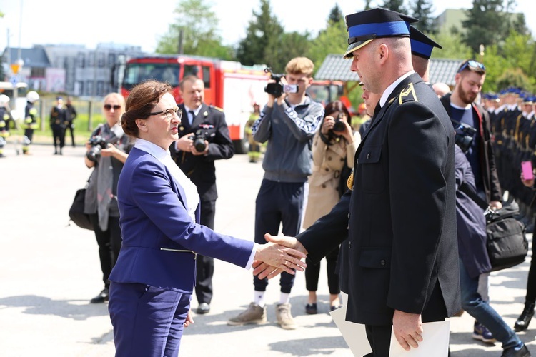 Uroczystości strażackie w Sandomierzu 