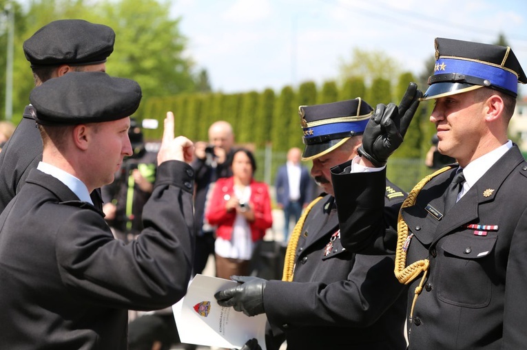 Uroczystości strażackie w Sandomierzu 