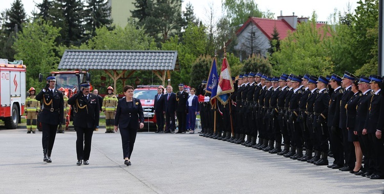 Uroczystości strażackie w Sandomierzu 