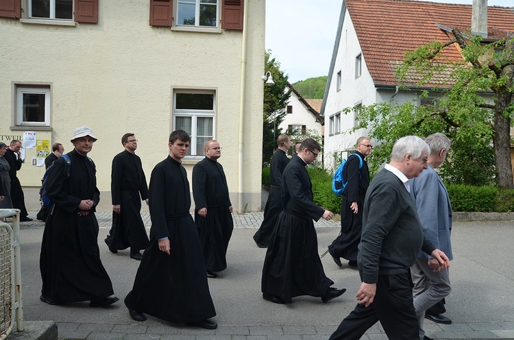 Klerycy seminarium salwatoriańskiego śladami ojca Franciszka Jordana