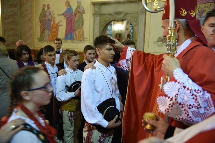 Bierzmowanie w Łącku