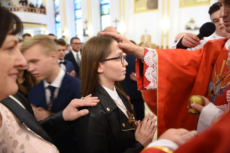 Bierzmowanie w Łukowicy