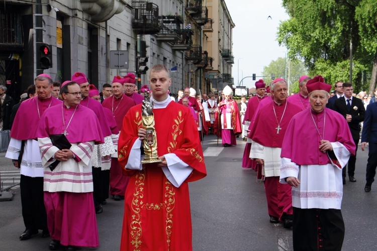 Procesja z Wawelu na Skałkę 2019