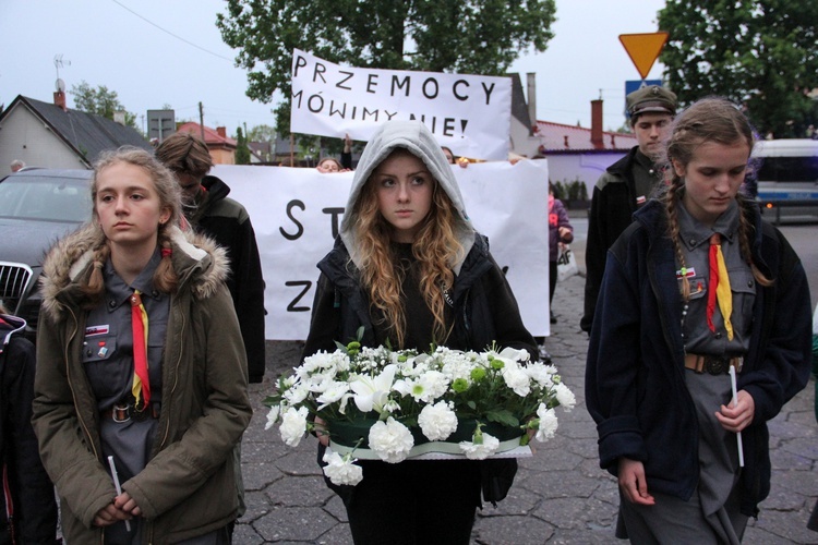 Marsz przeciwko przemocy. Po zabójstwie ucznia w Wawrze