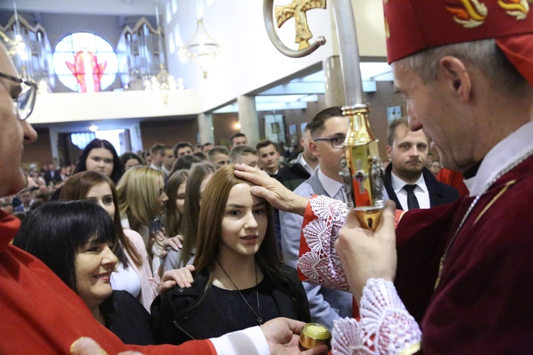 Bierzmowanie w Strzelcach Wielkich