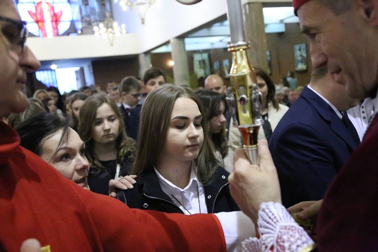 Bierzmowanie w Strzelcach Wielkich