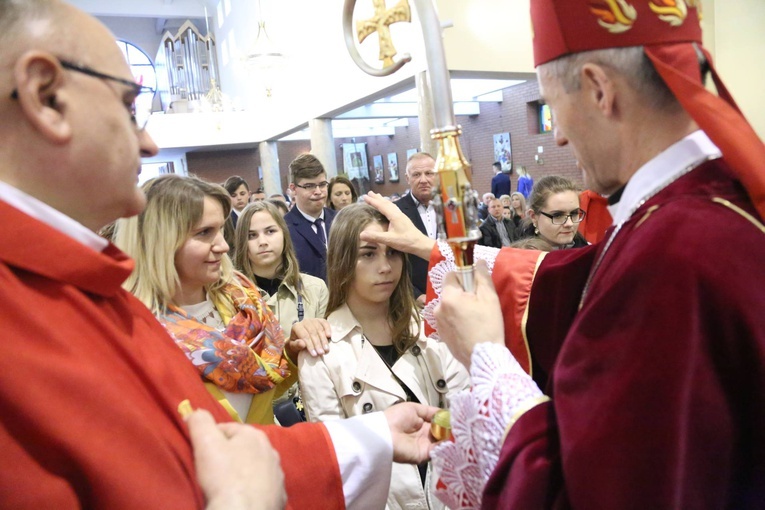 Bierzmowanie w Strzelcach Wielkich