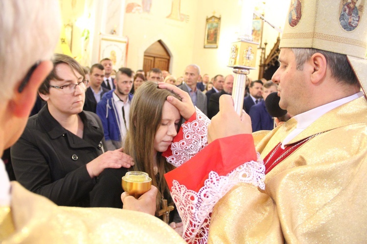 Bierzmowanie w Wadowicach Górnych