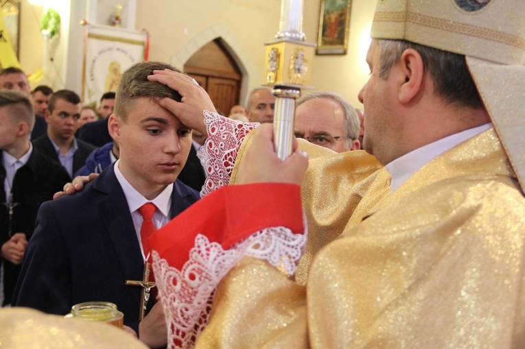 Bierzmowanie w Wadowicach Górnych