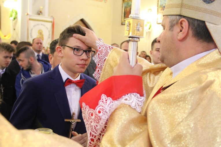 Bierzmowanie w Wadowicach Górnych