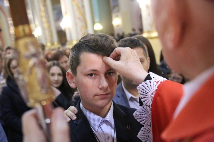 Bierzmowanie w Porąbce Uszewskiej