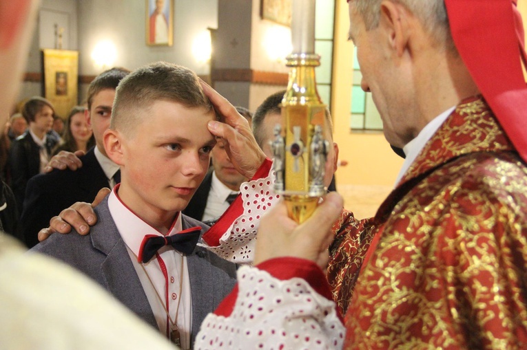 Bierzmowanie w Jodłowej