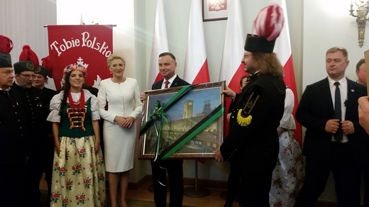 Śląska delegacja w Pałacu Prezydenckim