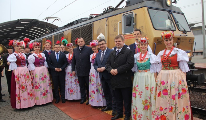 Katowice. Wyruszył "Pociąg do Śląska. Śląsk dla Polski"