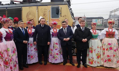 Tuż przed wyjazdem do Warszawy