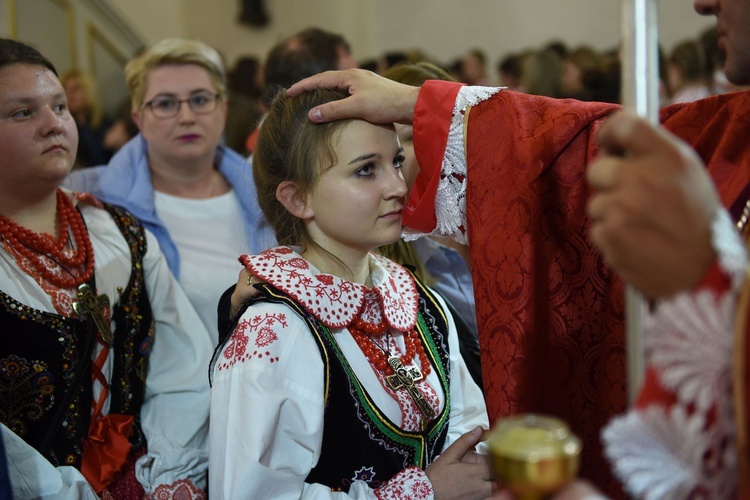 Bierzmowanie w Podegrodziu