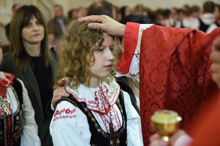 Bierzmowanie w Podegrodziu