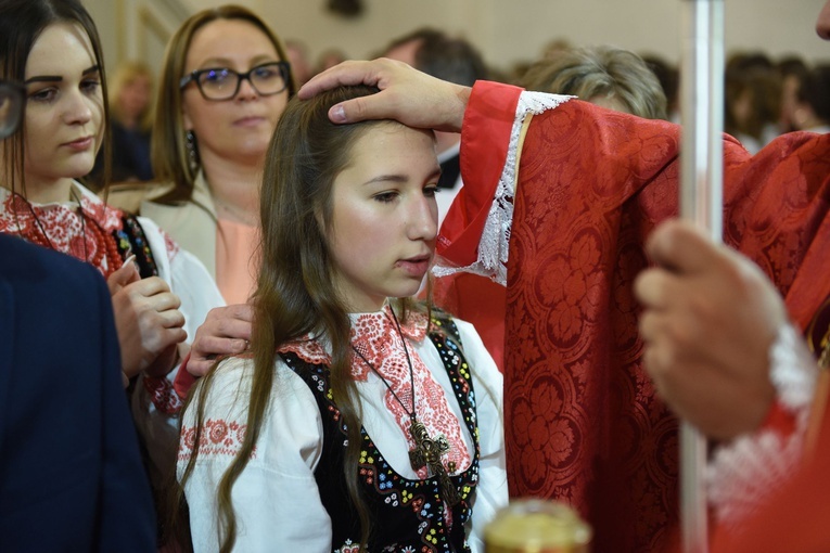 Bierzmowanie w Podegrodziu