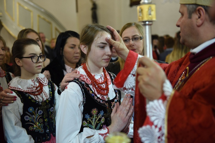 Bierzmowanie w Podegrodziu