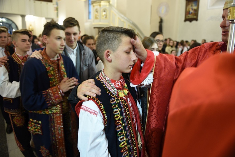 Bierzmowanie w Podegrodziu