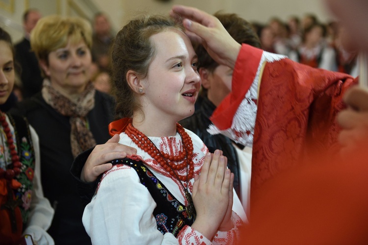 Bierzmowanie w Podegrodziu