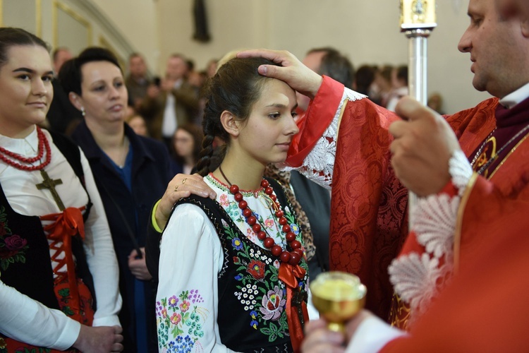 Bierzmowanie w Podegrodziu