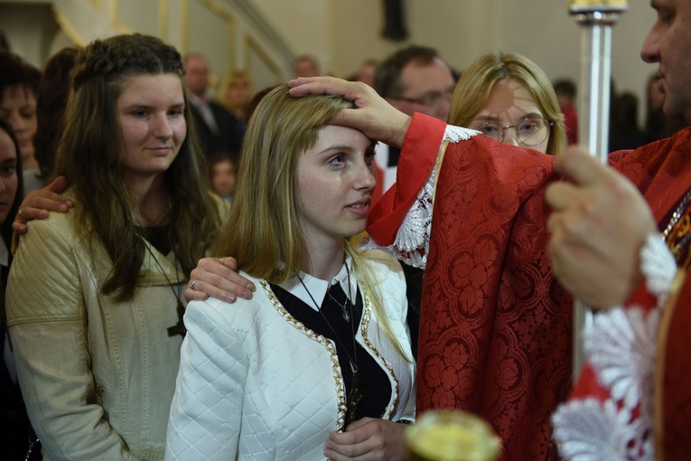 Bierzmowanie w Podegrodziu
