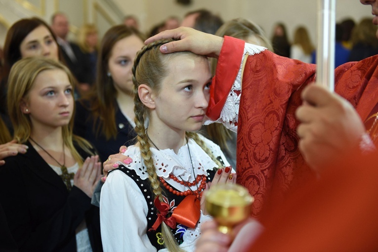 Bierzmowanie w Podegrodziu