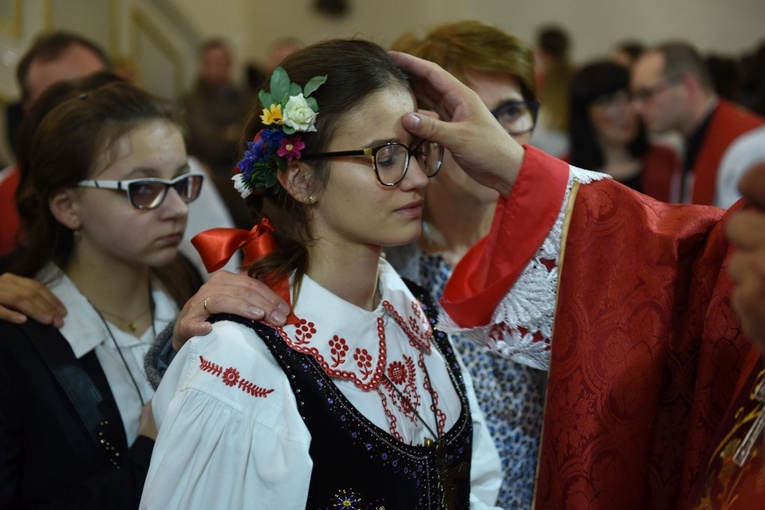 Bierzmowanie w Podegrodziu