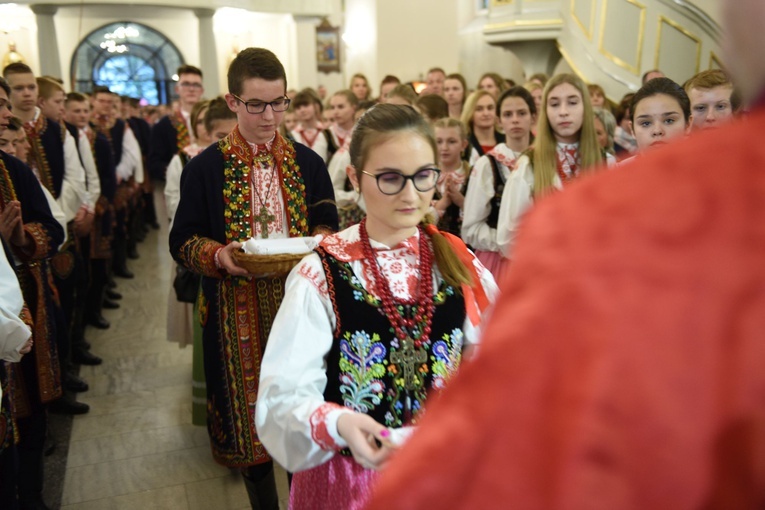Bierzmowanie w Podegrodziu