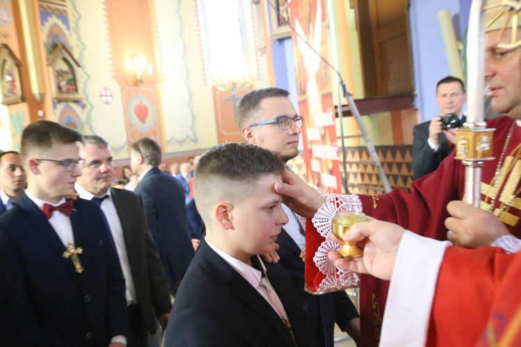 Bierzmowanie w Biegonicach