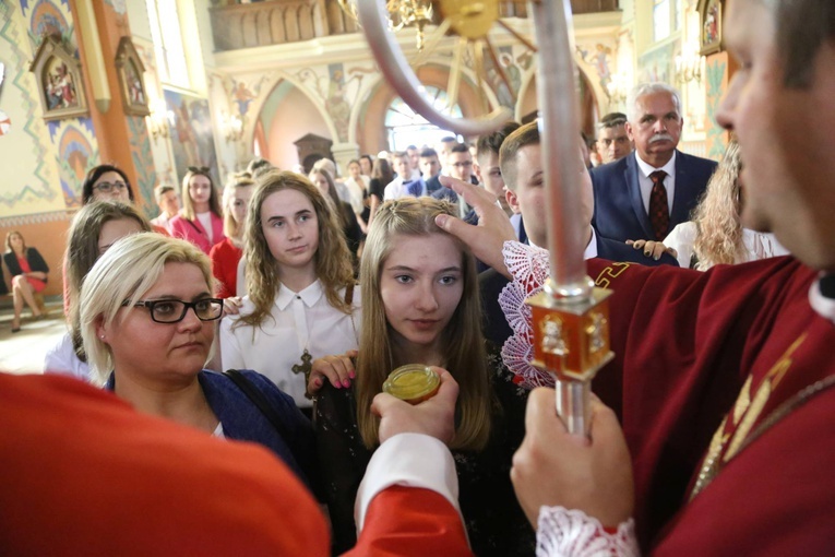 Bierzmowanie w Biegonicach