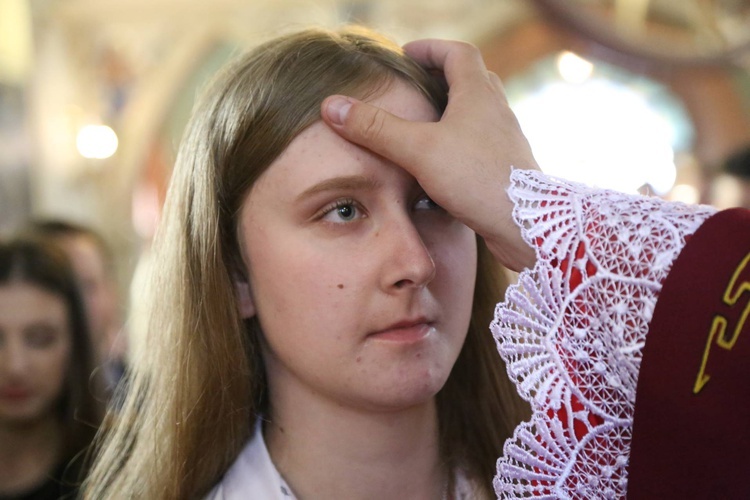 Bierzmowanie w Biegonicach