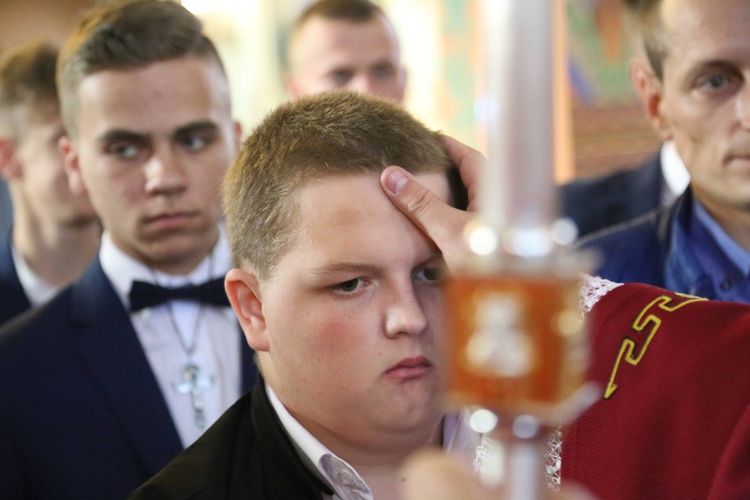 Bierzmowanie w Biegonicach